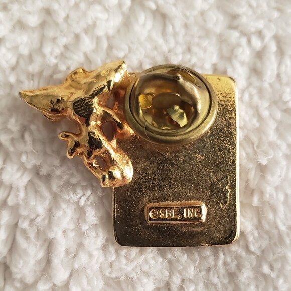 Vintage Pin Metal Bingo Card for Good Luck - Picture 3 of 5